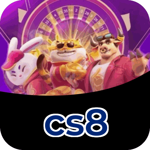 Interface do aplicativo cs8 mostrando jogos disponíveis no iOS e Android